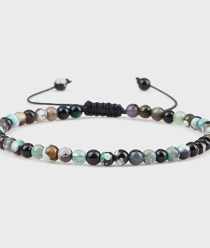 Natuurlijke 4mm Kralen Armbanden - Agate & Onyx - Yoga, Gebed & Stijlvol