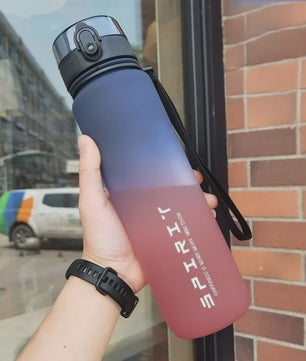 Grote Sport Waterfles (500ML/1000ML) - Lekvrij & Motiverend voor Gym & Outdoor
