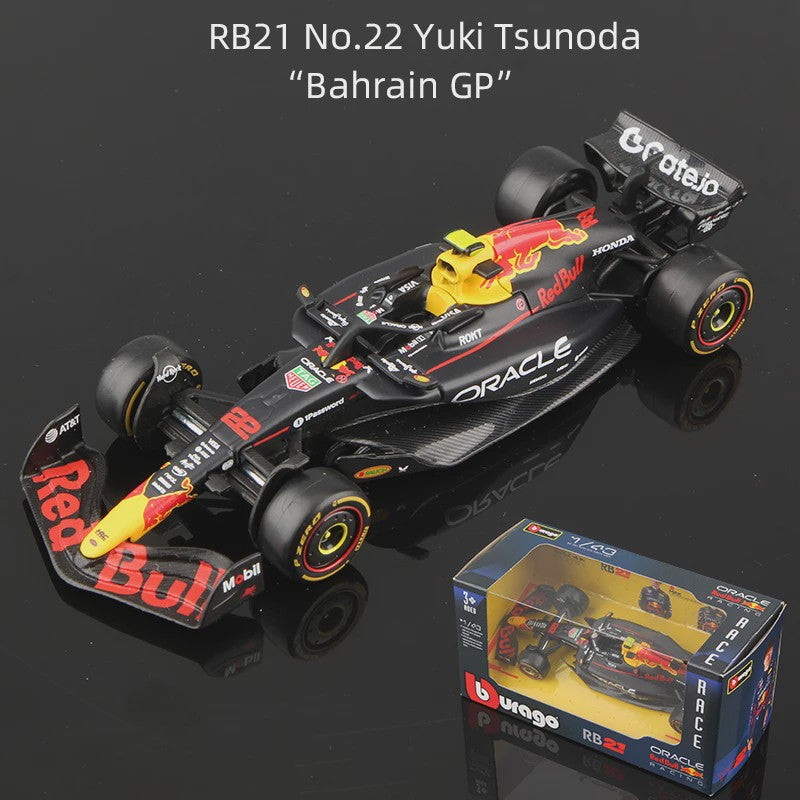 Bburago 1:43 Formule 1 Raceauto Model - Red Bull, Mercedes, Ferrari, McLaren