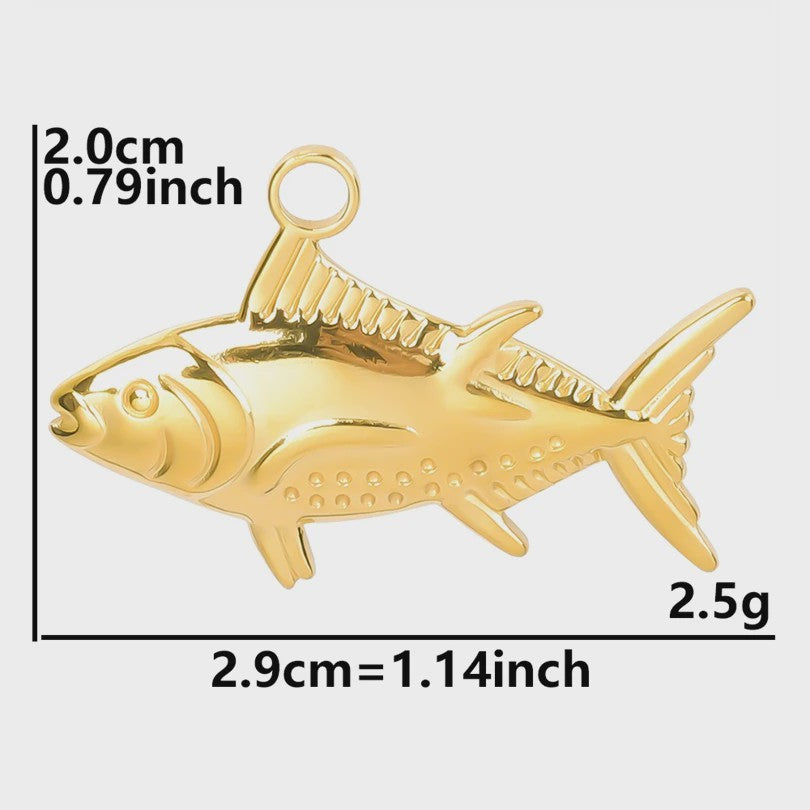 6x Goudkleurige Zee Dieren Bedeltjes Set - Schildpad, Schelp, Zeester - DIY Sieraden Maken