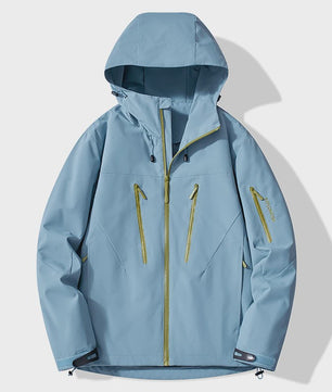 Unisex Waterdichte Outdoor Jas - Winddicht & Ademend voor Wandelen, Kamperen & Sport