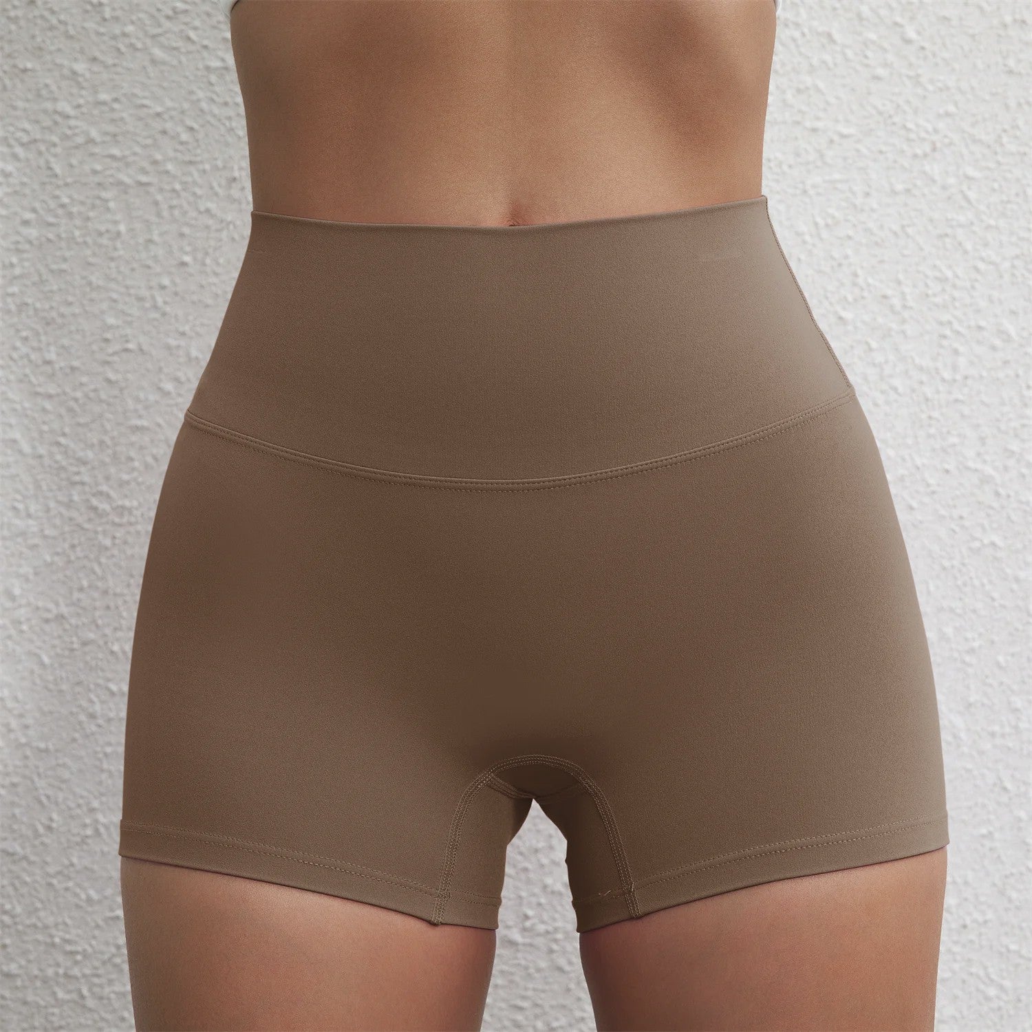 Hoge Taille Compressie Sportshorts voor Dames - Squat Proof & Zacht