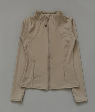 Dames Sportjack met Lange Mouwen - Windbreaker Stijl voor Running, Yoga & Workouts