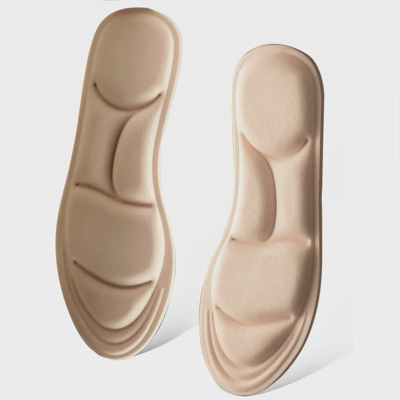 5D Massage Memory Foam Inlegzolen - Ademend, Dempende Steunzolen voor Sport & Dagelijks Gebruik