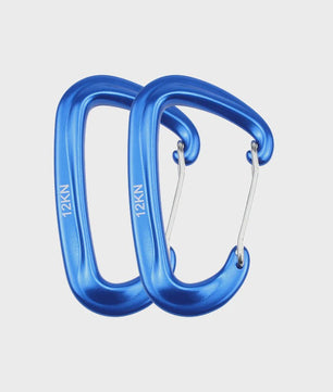 12KN D-vorm Karabijnhaak - Kleine Klimhaak voor Outdoor, Camping & Outdoor Avonturen