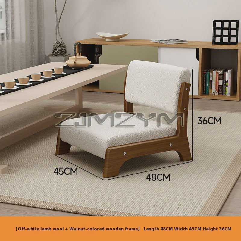 Moderne Houten Fauteuil met Ergonomische Rugleuning - Scandinavisch Design
