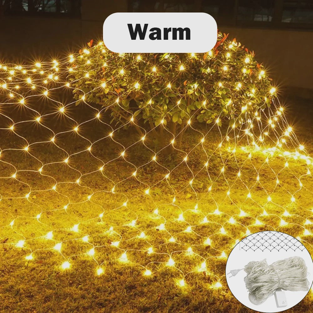 LED Net Verlichting 1.5x1.5M tot 8x10M - Sfeervolle Tuin & Feestdecoratie