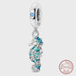 925 Sterling Zilver Charms: Walvishaai, Zeepaardje & Dolfijn - Luminous DIY Sieraden & Cadeaus