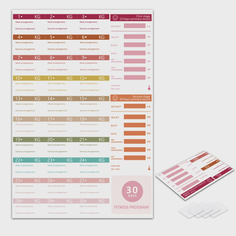 2027 Jaarplanner Kalender - Creatieve Wandkalender & Planner met Stickers