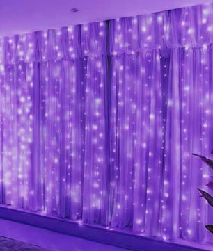 LED Gordijn Lichtjes met Afstandsbediening - USB Feestverlichting voor Huis, Bruiloft & Kerst