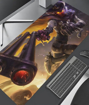 League of Legends Jhin XXL Gaming Mouse Pad - 900x400mm Speelmat voor PC & Bureau