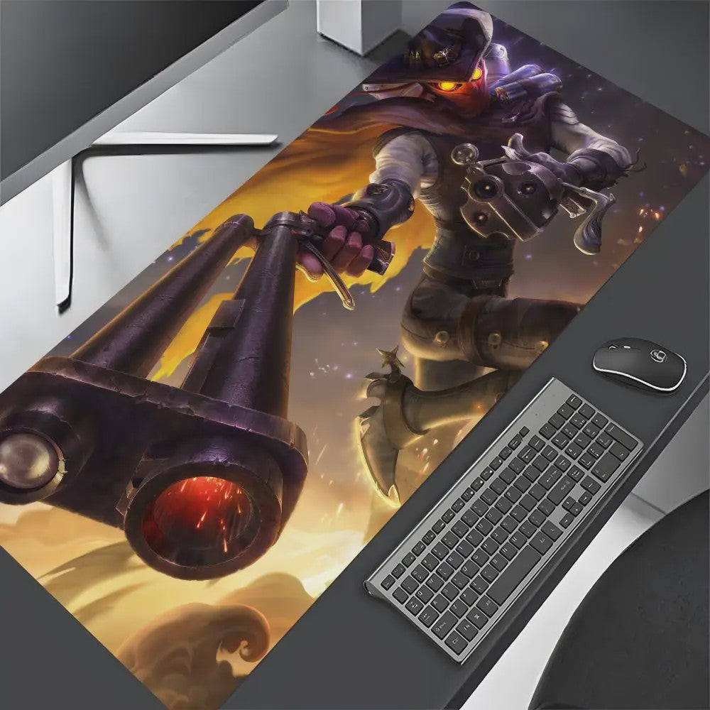 League of Legends Jhin XXL Gaming Mouse Pad - 900x400mm Speelmat voor PC & Bureau