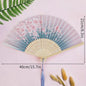 Elegante Chinese Stijl Vouwbare Handwaaier met Kwastje - Perfect voor Dans, Decoratie of Cadeau