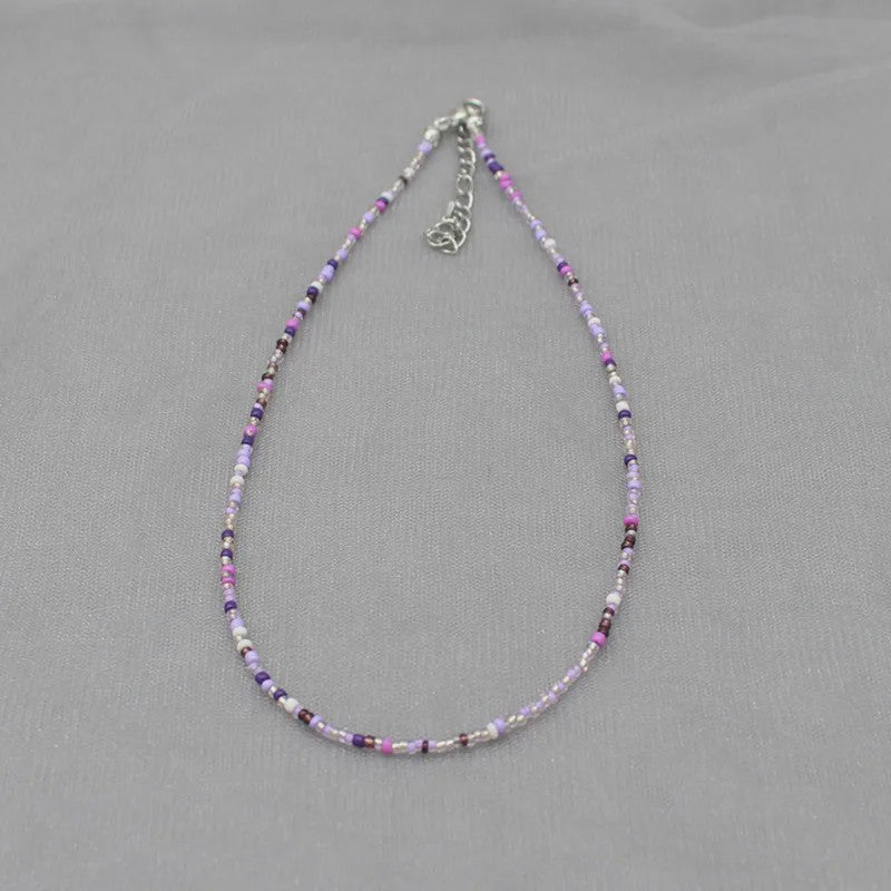 Kleurrijke Kralen Choker Ketting - Handgemaakt Bohemia Stijl
