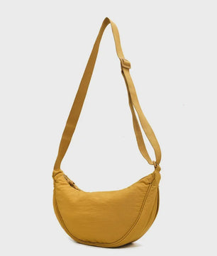 Stijlvolle Nylon Hobo Crossbody Tas voor Dames - Halve Maan Schoudertas, Ideaal voor Reizen en Dagelijks Gebruik