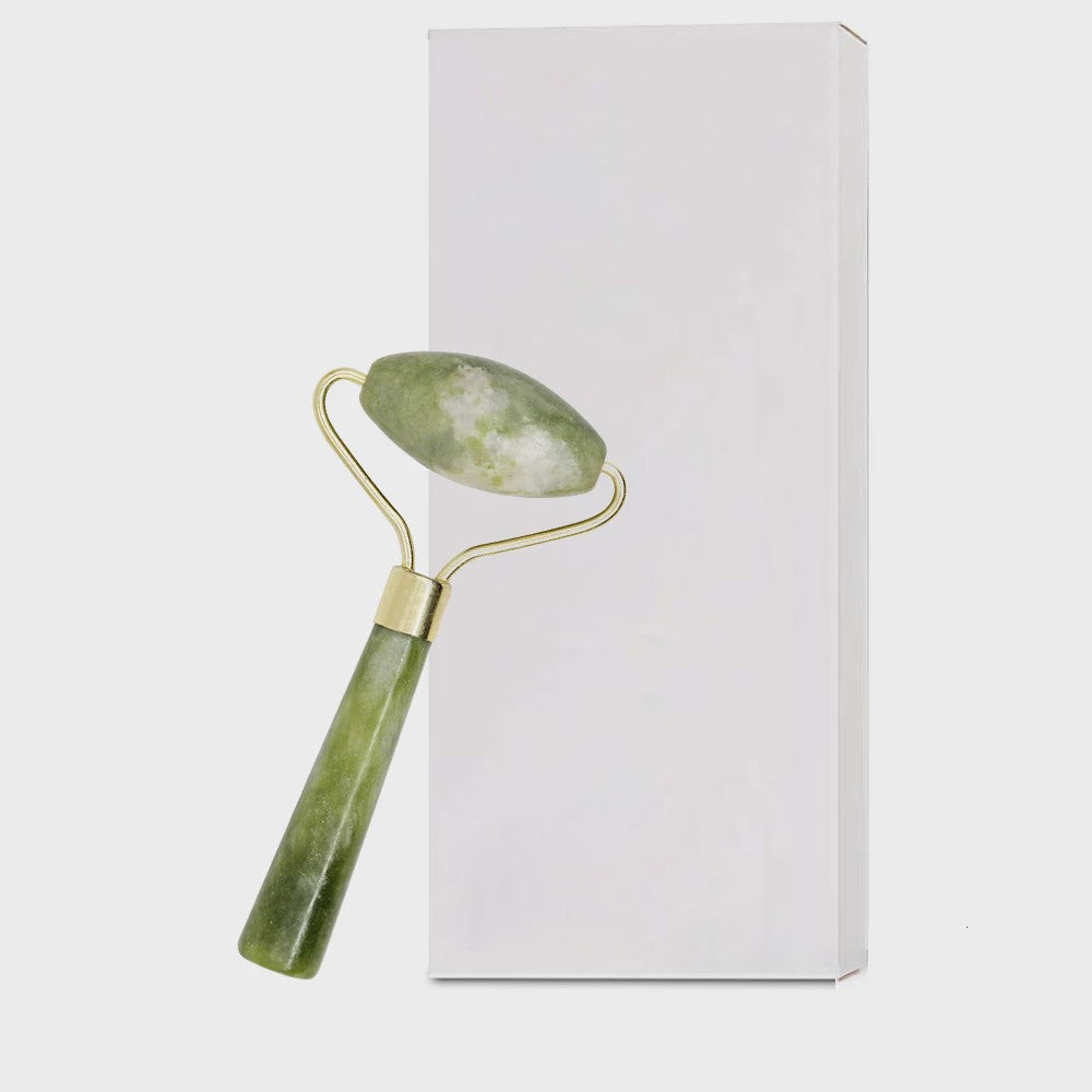 Jade Roller & Gua Sha Set: Dubbelzijdige Gezichtsroller voor Lifting en Ontzwellen