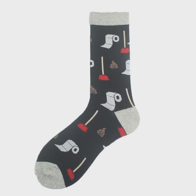 Unisex Happy Socks met Vrolijke Ontwerpen: Dinosaurus, Alien, Haai & Meer