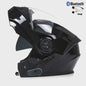 Modulaire Motorhelm Unisex met Dubbel Vizier & Bluetooth - DOT Gecertificeerd