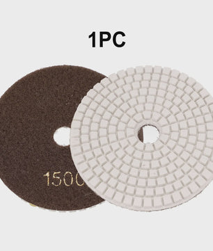 4-Inch Diamant Polijstschijven Set (30-10000 Grit) voor Nat/Droog Gebruik - Steen, Beton, Marmer