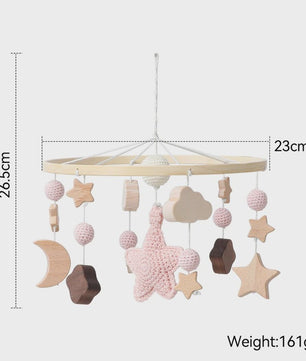 Houten Baby Bedmobiel Armatuur - Veilige & Stijlvolle Ophanging voor Speelgoed