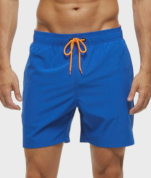 Heren Zwembroek Zomer Sportief Ademend met Elastische Tailleband, Mesh Voering en Zakken