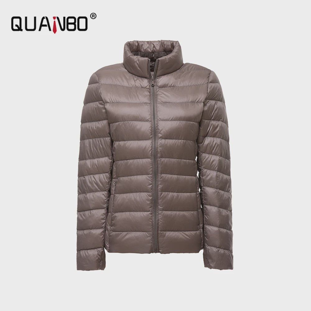 Dames Lichtgewicht Donsjack - Kort, Warm & Stijlvol Lente Jack - 15 Kleuren