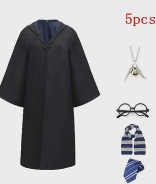 Harry Potter Cosplay Kostuum Set - Volwassenen & Kinderen - Gryffindor & Slytherin