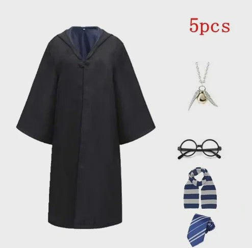 Harry Potter Cosplay Kostuum Set - Volwassenen & Kinderen - Gryffindor & Slytherin