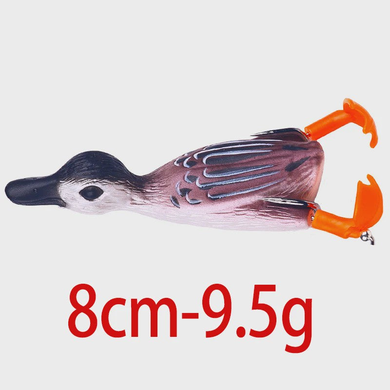 Realistische Eenden Vissen Lokaas - 8.5cm, 12g - Perfect voor Baars, Karper & Snoek