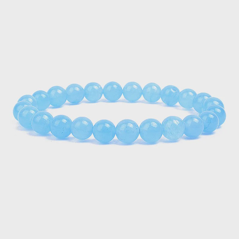 Natuurstenen Kralen Armband - Amethist, Aquamarijn, Jade & meer