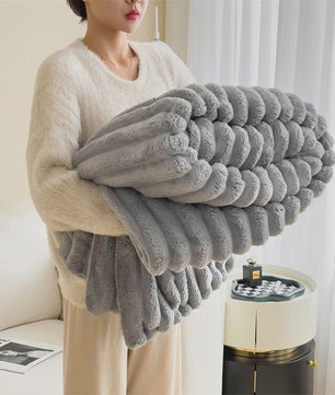 Luxe Pluche Plaid - Extra Dik & Warm - Comfortabel voor Bank & Bed