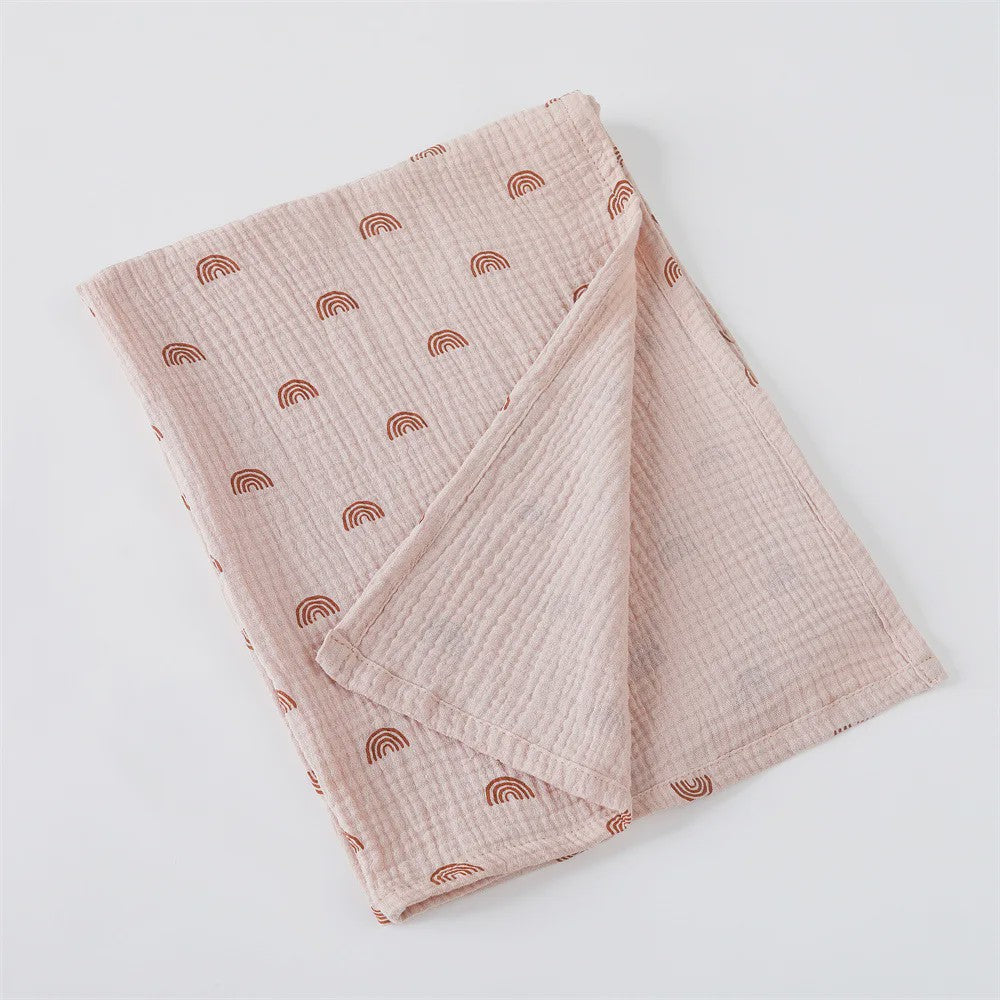 80x65cm Muslin Baby Swaddle Deken - Zacht Katoen voor Newborns, Kinderwagens & Dutjes