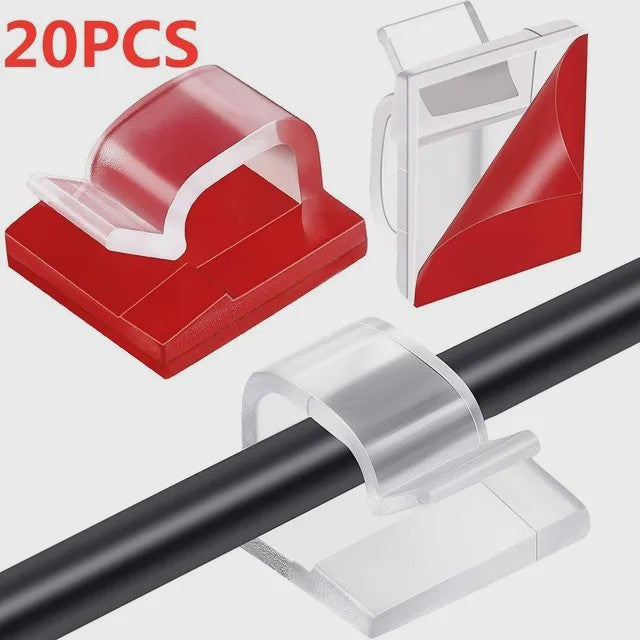 Kabel Organizer Clips - Houd je Kabels Netjes & Georganiseerd