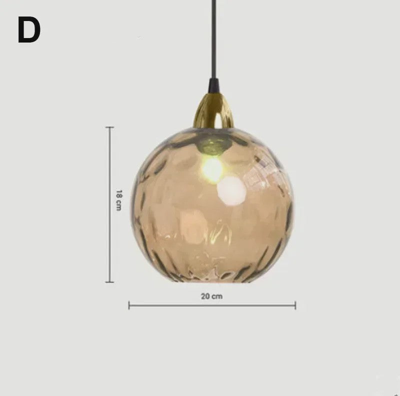Kleurrijke Moderne Glazen Hanglamp - Stijlvolle Plafondlamp voor Woonkamer & Eetkamer