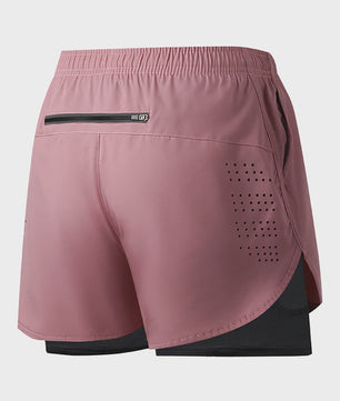 Heren Sportshorts Dubbellaags - Sneldrogend & Comfortabel voor Fitness en Hardlopen