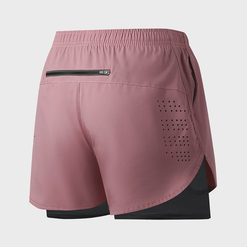 Heren Sportshorts Dubbellaags - Sneldrogend & Comfortabel voor Fitness en Hardlopen