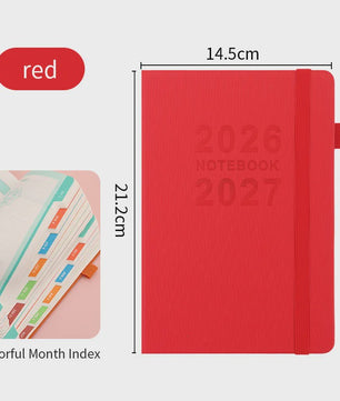 Agenda & Notitieboek 2026-2027: Perfect voor Studenten, Kantoor en Dagelijkse Planning