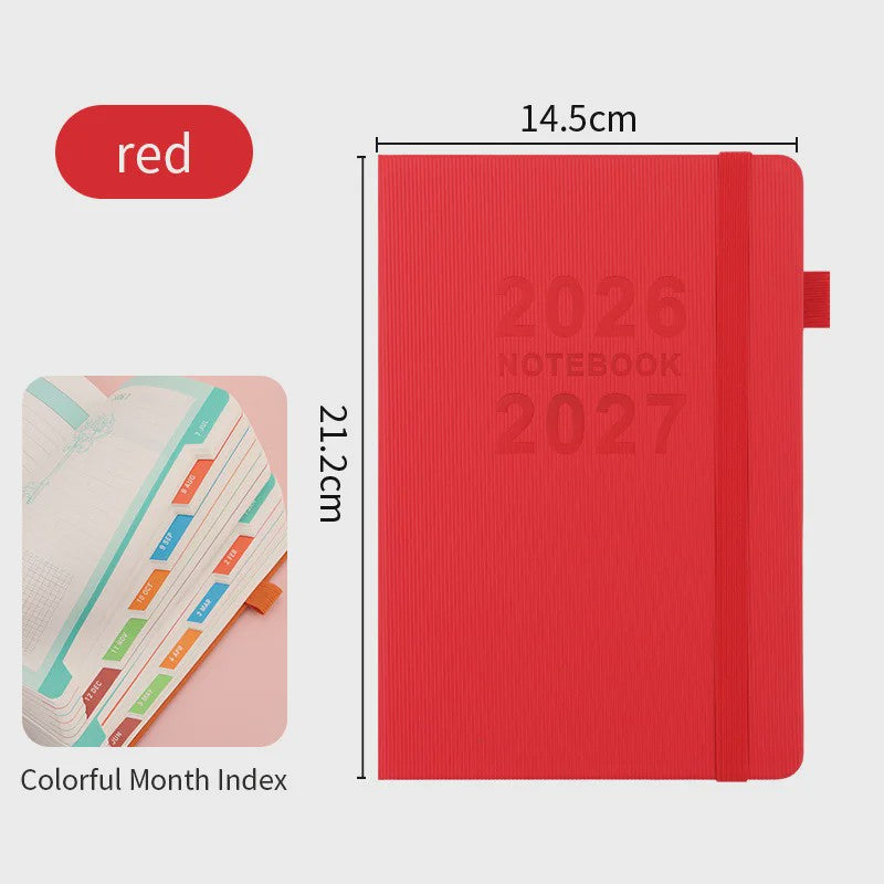 Agenda & Notitieboek 2026-2027: Perfect voor Studenten, Kantoor en Dagelijkse Planning