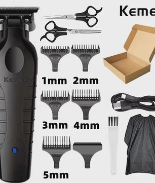 Kemei Professionele Draadloze Baardtrimmer & Tondeuse Set KM-1071/KM-2299