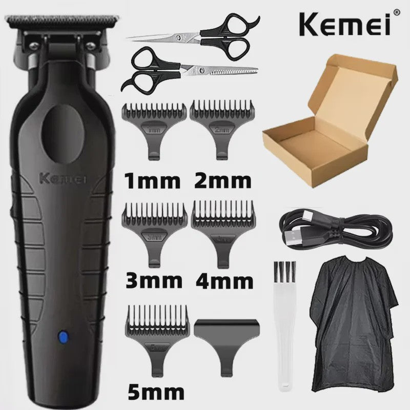 Kemei Professionele Draadloze Baardtrimmer & Tondeuse Set KM-1071/KM-2299