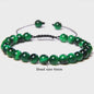 Blauwe Tijgeroog Kralen Armband 6MM - Natuursteen Meditatie Sieraden