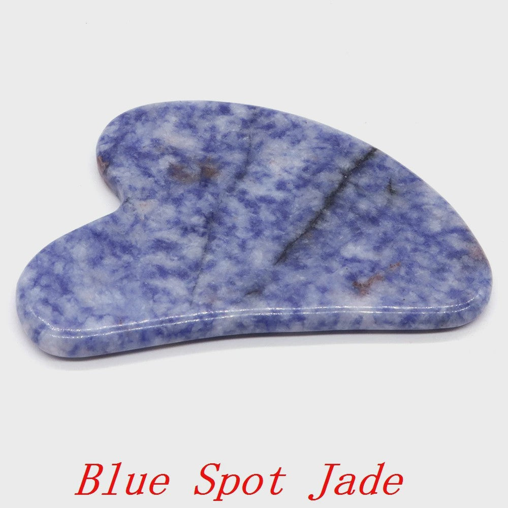 Gua Sha Schraper Gezichtsmassage Tool van Natuursteen voor Huidverzorging