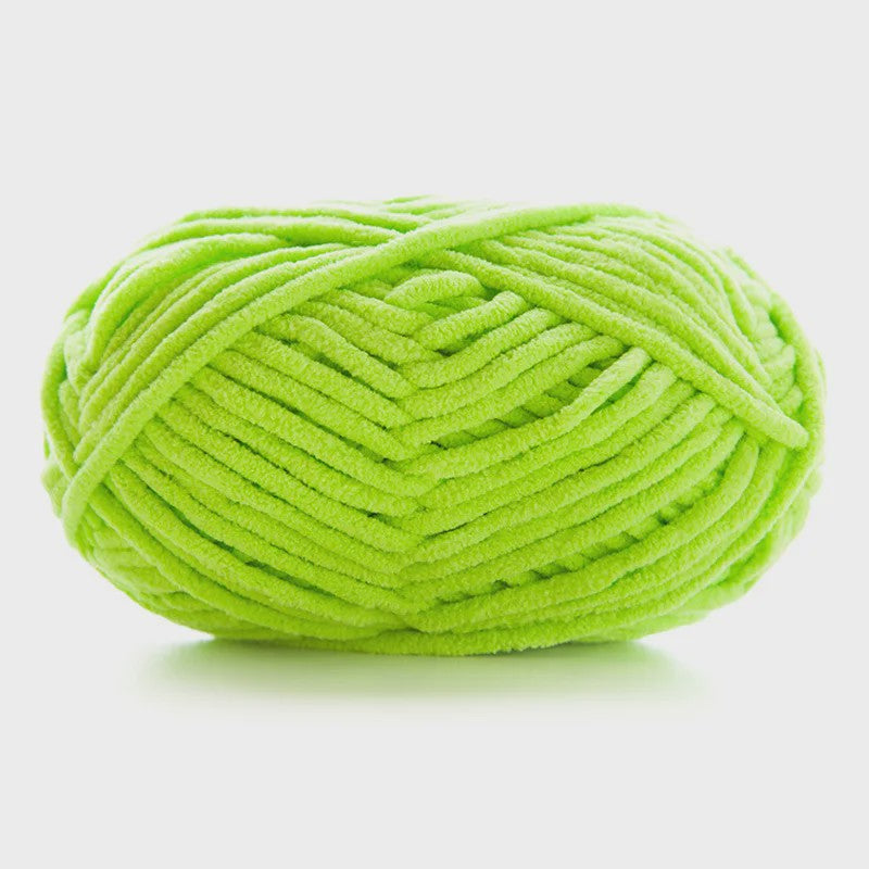 Zacht Chenille Garen 50g - Dik Velvet Garen voor Handwerken & DIY Baby Projecten