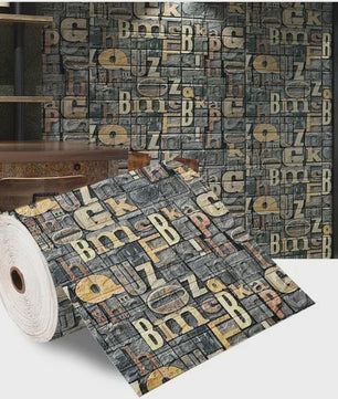 3D Baksteen Behang - Zelfklevend, Waterdicht Schuim Muursticker (70cm breed, 1/5/10m lang)