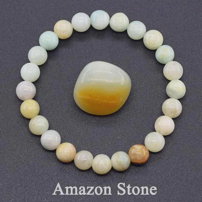 Natuurlijke Blauwe Apatite Kralen Armband - Reiki Energie & Gezondheid