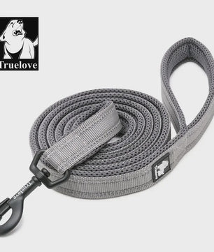 Truelove Zachte Hondenriem 200cm - Reflecterend Nylon Mesh, Gevoerd, voor Puppy tot Grote Hond/Kat