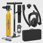 Draagbare Mini Duiktank met Full Face Snorkelmasker - 0.5L
