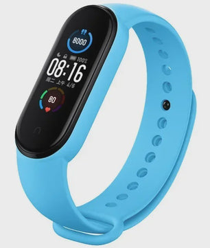 Siliconen Polsband voor Xiaomi Mi Band 7, 6, 5, 4, 3 - Vervangend Bandje Smartwatch Accessoire