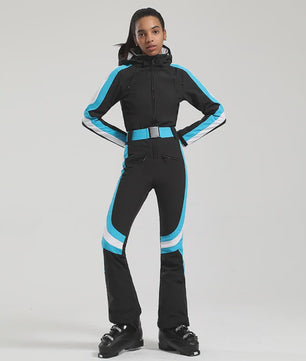 Dames Winter Ski-overall One Piece - Waterdicht, Winddicht & Warm - Outdoor Snowboard Jumpsuit