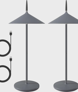 Draadloze LED Tafellamp Oplaadbaar met USB-C, Dimbaar & Waterdicht (IP44)